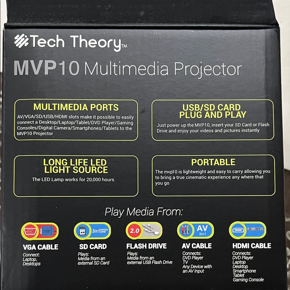 Tech Theory MVP10 Projector
